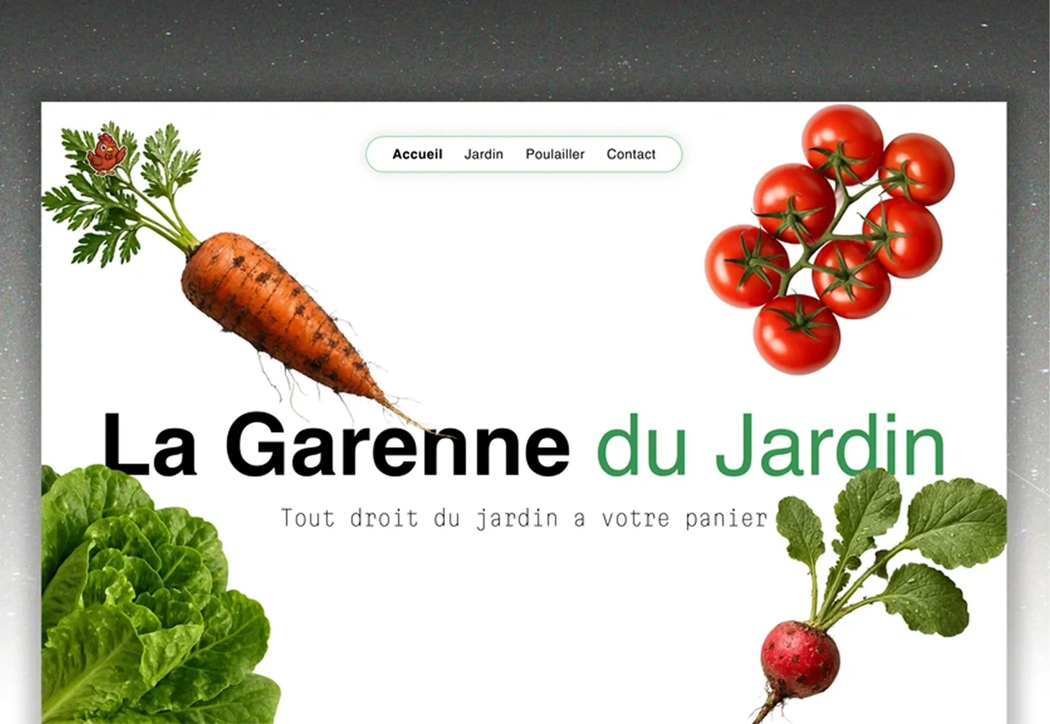 La Garenne du Jardin — site web produits locaux