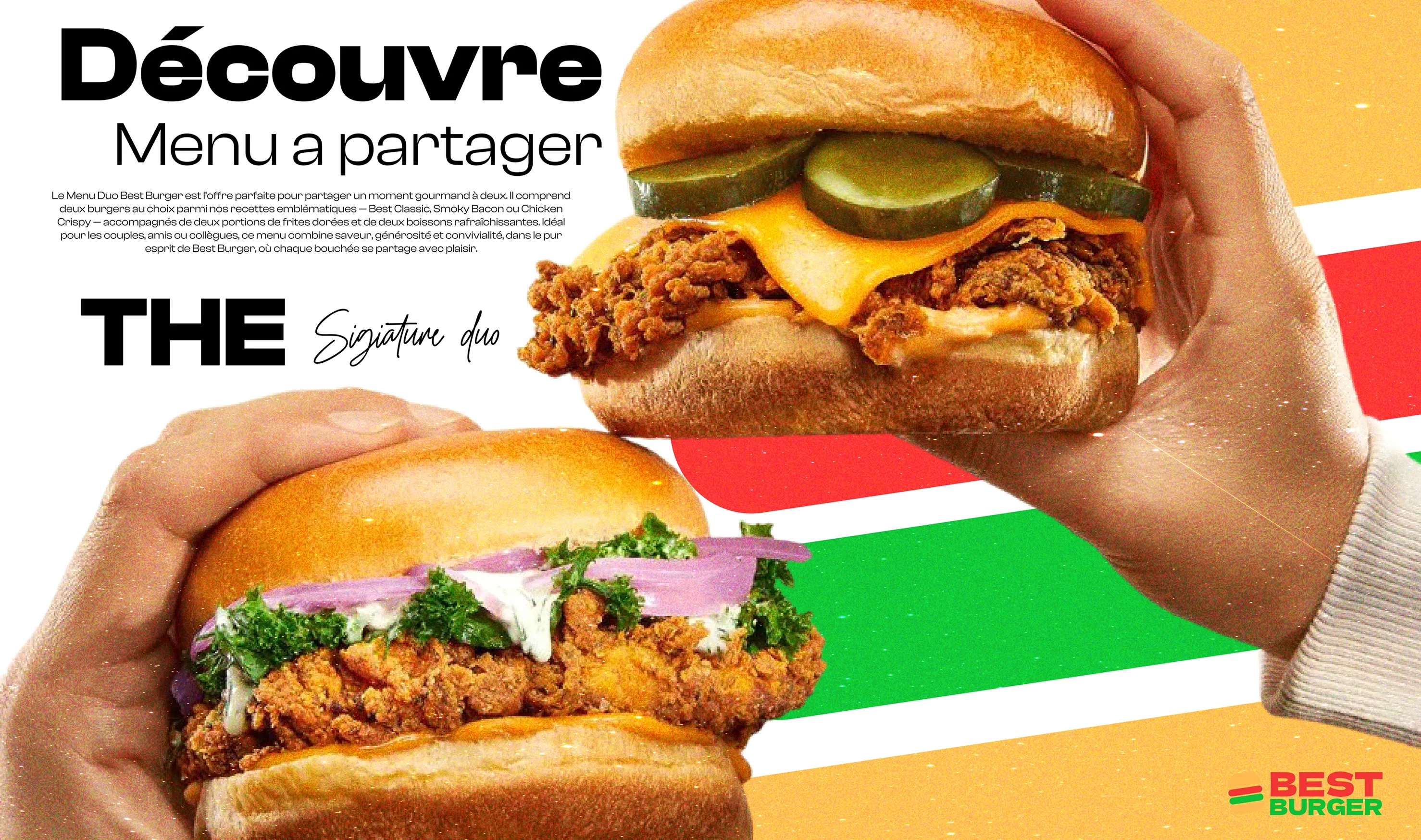 Best Burger — affiche publicitaire