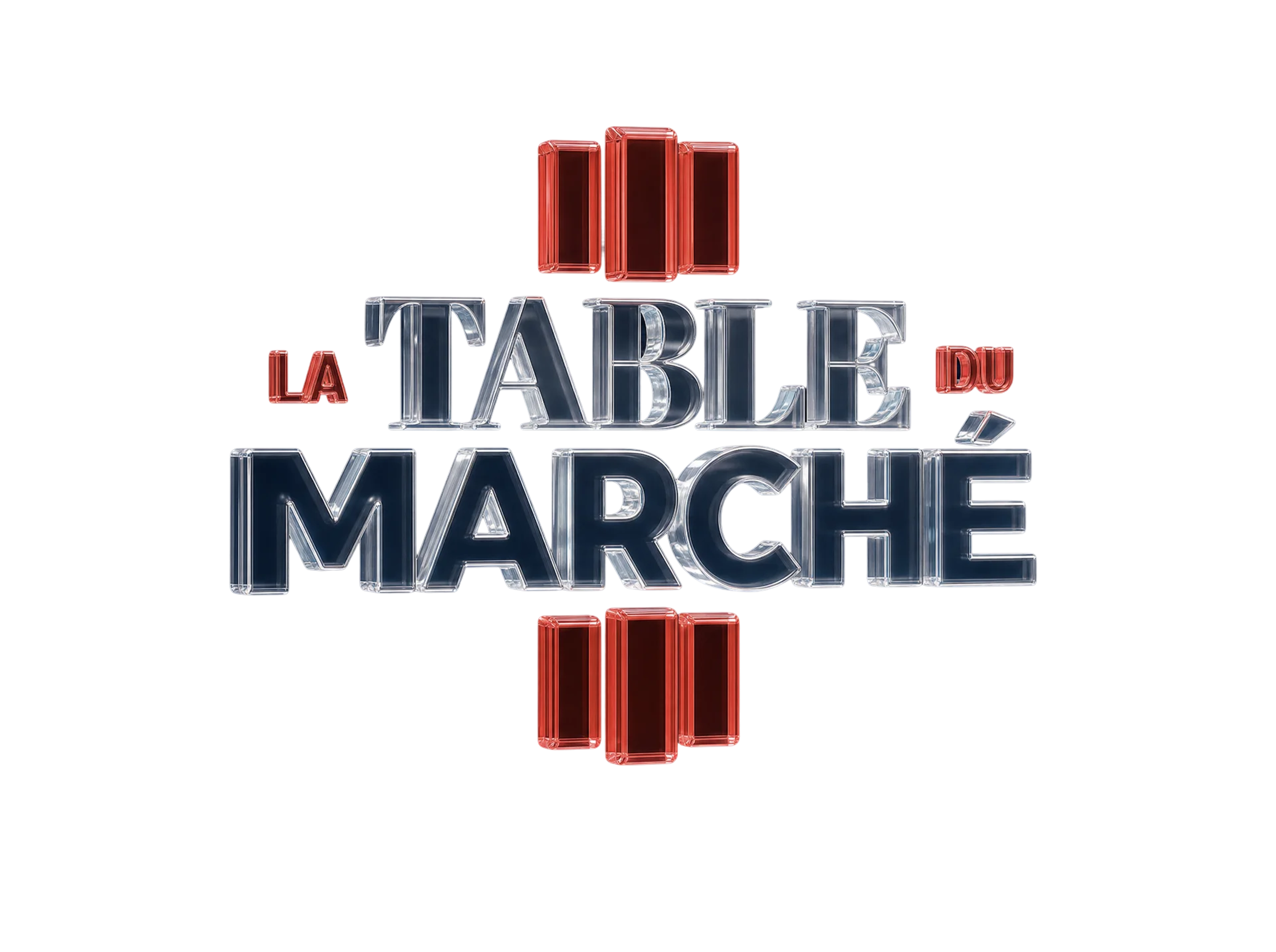 La Table du Marché — logotype 3D